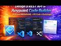 Design a REST API in Anypoint Code Builder (APISpecWithRAML + VS Code + Exchange)