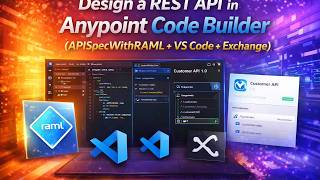 Design a REST API in Anypoint Code Builder (APISpecWithRAML + VS Code + Exchange)