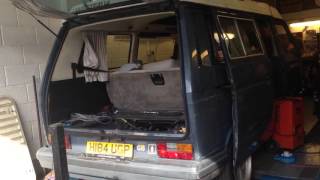 VW t25 t3 vanagon waterboxer with EFI baseline dyno tuning