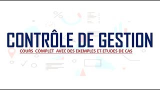 Contrôle de gestion  Cours complet