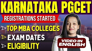 Karnataka PGCET 2024 MBA Application Started✅Top MBA Colleges In Karnataka🔥MBA Colleges in Bangalore