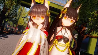 【MMDアズールレーン】長門METAちゃんと長門ちゃんに「メランコリック * C.S.Portリアレンジ *」踊ってもらいました【らぶ式】