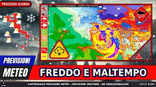 METEO – Freddo! Maltempo e Neve a Bassa Quota | Previsioni \u0026 Tendenza