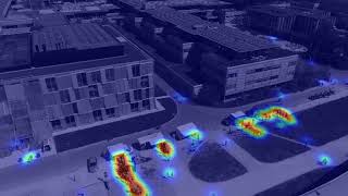 Video-Based Crowd Density Estimation from a Drone