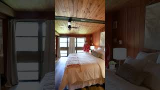 Waking up here feels like you’re in a mid-century treehouse-an MCM fairytale!