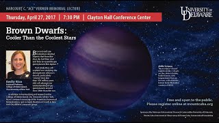 Spring 2017 Vernon Lecture: Brown Dwarfs Cooler Then the Coolest Stars
