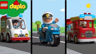 Learn with LEGO DUPLO | Hometown Heroes | ABCs and 123s | Nursery Rhymes & Kids Songs | LEGO Videos