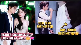 Ding Yuxi singing for Esther Yu?🙊😻 #dingyuxi #estheryu #永夜星河