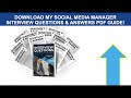 social media manager interview questions u0026 answers pass your social media management interview