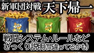 [三国天武] 天下帰一実装☆今のところわかっているルールをざっくり説明