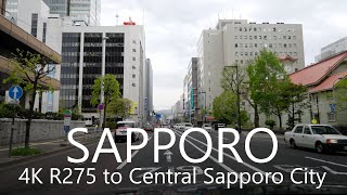 4K Sapporo Drive | R275 to Central Sapporo City 国道275号→札幌市街ドライブ