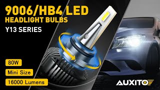 #AUXITO #Headlight AUXITO 9006/HB4 LED Bulbs,  6500K Xenon White 80W 16,000LM/Pair, CanBus Ready!!!!