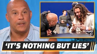 Vin Diesel & Jason Momoa SHUT DOWN Feud Rumors.. Here's Why