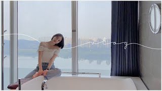 혼캉스 in 서울 비스타 워커힐 호텔 Vista Walkerhill Hotel | 한강 보면서 반신욕하기🛁 | 서울 호텔 추천👍