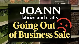 JOANN Fabrics and Crafts Going Out of Business Sale | Huge Discounts + Store Walkthrough