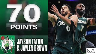 衛冕軍 Jayson Tatum \u0026 Jaylen Brown 合砍 70 分拿下勝利！｜七六人 vs 塞爾提克｜2022-23 NBA 賽季 開幕戰