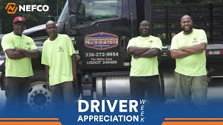 Driver Appreciation Week - NEFCO