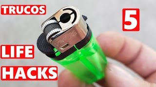 Cómo Hacer 5 Trucos o Life Hacks con Mecheros