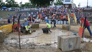 Pig wrestling at the Kosciusko County Community Fair