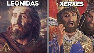 Leonidas Death vs Xerxes Death - Assassin's Creed Odyssey