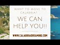 WANT TO MOVE TO CALABRIA? WE CAN HELP YOU! Relocation consultants at your service #calabria #italy