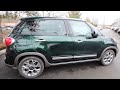 2014 fiat 500l trekking forest green ez014614 redmond seattle