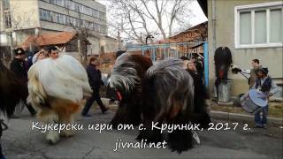 Кукерски игри от с  Крупник, 2017  jivnali net