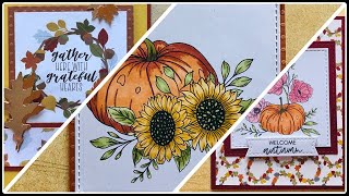 Fall / Autumn Themed Greeting Card Project Share With #kcc & #blessedcrafters