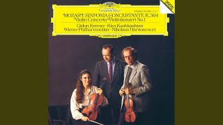 Mozart: Sinfonia concertante for Violin, Viola and Orchestra in E flat, K.364 - 1. Allegro maestoso