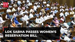 Lok Sabha passes Women's Reservation Bill with 454-2 majority