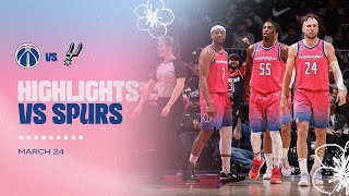 Highlights: Washington Wizards vs. San Antonio Spurs | March 24