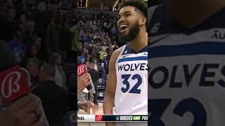AWESOME Karl-Anthony Towns Moment After His First Game Back! 👏 | #shorts