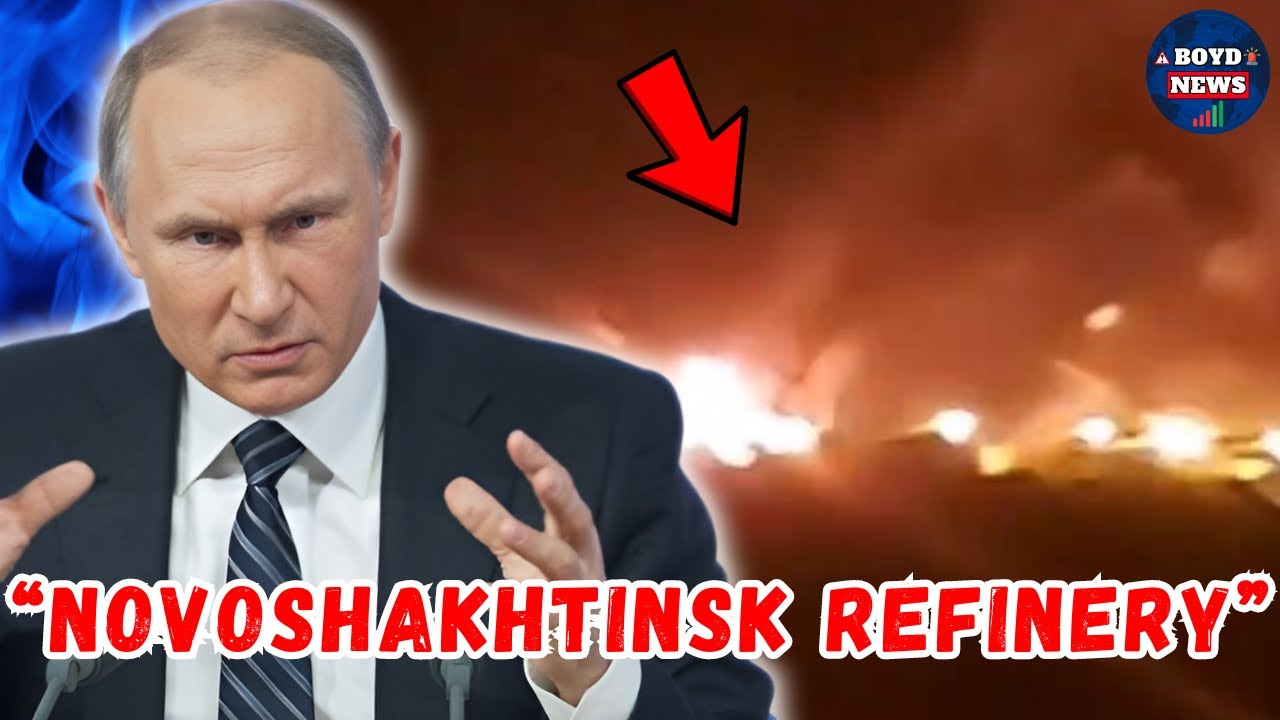 UKRAINIAN DRONES STRIKE NOVOSHAKHTINSK REFINERY FORCING IT OFFFLINE ...