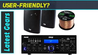 Immersive Audio Experience: Pyle PDA6BU Amplifier \u0026 Dual LU43PB Speakers Review