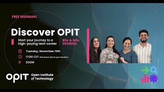 Tech & AI Webinar: Start Your Career Journey with OPIT