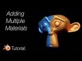 [2.80] Blender Tutorial: Multiple Materials One Object, Beginner