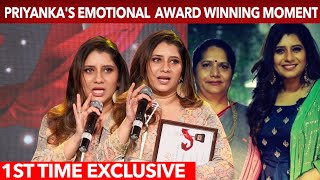 My Mom is the World's Best Mom - VJ Priyanka gets Emotional 1st Time on stage at WE AWARDS 2023