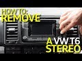 How To Remove The Stereo On VW Transporter T6, Caravelle & California