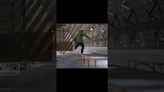 スイッチビッグフリップB/Sテールスライドフリップアウトをメイクする【Session Skate Sim】#shorts #スケボー #skate #skateboard #セッションスケートシム