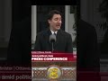 i found this funny about justin trudeau s resignation speech shorts