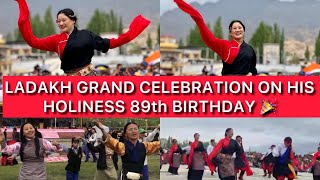 Grand His holiness birthday celebration || 📍Ladakh || Stage performance || Whole day Gorshay #tibet