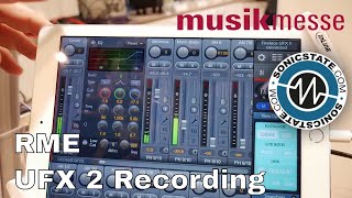 MESSE 2018 RME UFX 2 Mobile Mixing and Recording