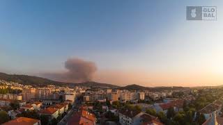 Incêndio em Braga