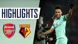 AUBAMEYANG WITH A BIZARRE GOAL! | Watford 0 - 1 Arsenal | Goals and highlights