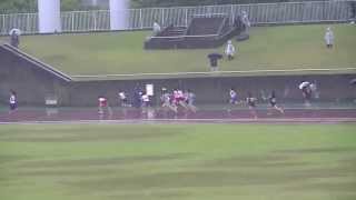 2013中部小中学選手権　中学女子共通400ｍR決勝1組