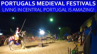 MASSIVE MEDIEVAL FESTIVALS IN CENTRAL PORTUGAL - JOUSTING, CASTLES, FOOD \u0026 FUN