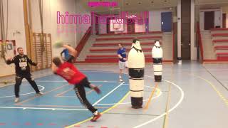 Shooting exercises Line player Norwegian School Handball