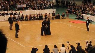 2016年　第64回　全日本剣道選手権　準決勝　地白ー國友 64th All Japan Kendo Championship Semifinal