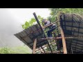 Building a roof, finishing the roof on stilts |Sương thảo nguyên