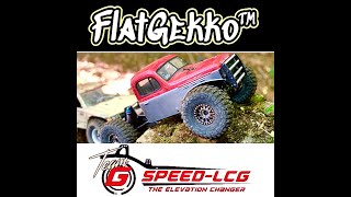 [ LCG Crawler ] GSpeed Tgh v3 forward motor convertion / Procrawler Flatgekko c23 / Scx10.2 rock